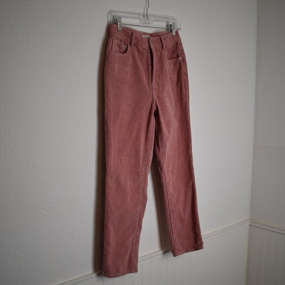 Pacsun Corduroy Jeans Pants Sz 27 High Waist Cotton Preppy Boho Retro 70s - Picture 5 of 16